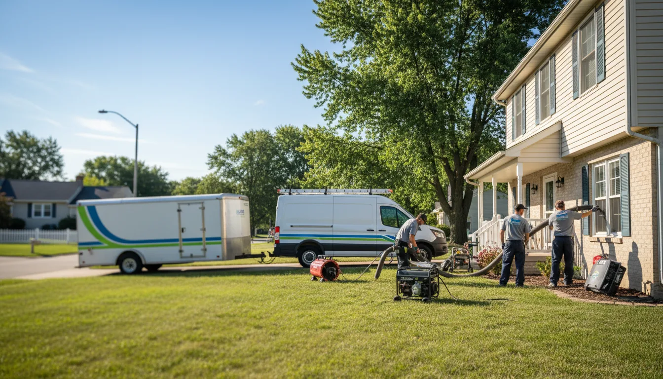 Flooded Basement Restoration And Cleanup With Repair in Millersburg, MI near me